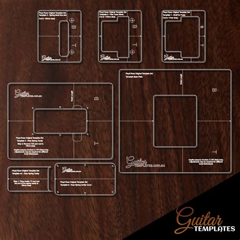 Guitar Routing Templates